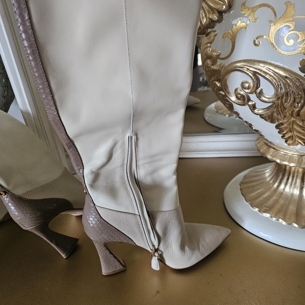 Cream Boots - Picture 3 of 3